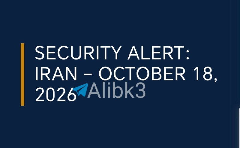 The virtual US embassy in Iran issues a security warning to Americans about a possible closure of the airspace due to the developments in the region and asks them to leave Iran.