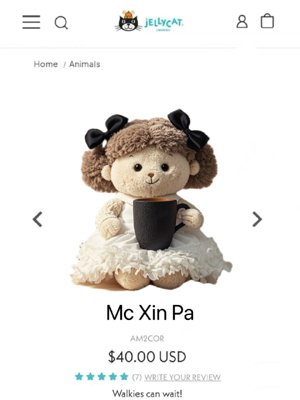 给 Jellycat 做了再见爱人联名款