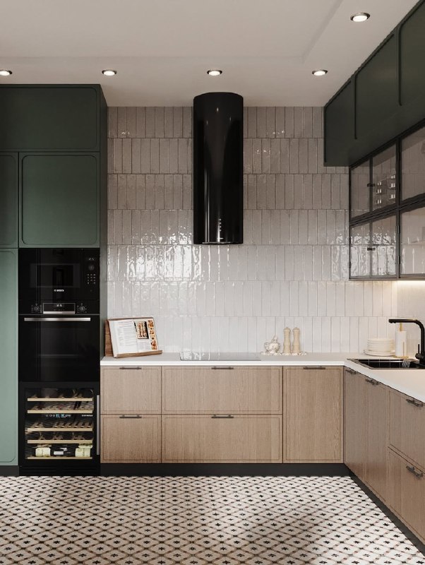 Интерьер стильной и уютной кухни площадью 14,5 квадратных метра. Автор проекта Ольга Чурикова. - изображение 5 - интерьер, стильной, уютной