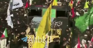 🇮🇷🇮🇶 טקס הלוויה של האייתוללה חמינאי בנג'ף, עיראק