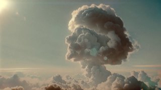 创意_拥抱牵手亲吻，用「云」谱写浪漫故事永恒是人类的构造，创意短片「蜉蝣」采用 Runway Gen-2 制作，通过「云层」的千变万化来谱写一个浪漫的故事，遇见、牵手、拥抱、亲吻，最后再消失在风里。 From Paul Trillovia 开眼