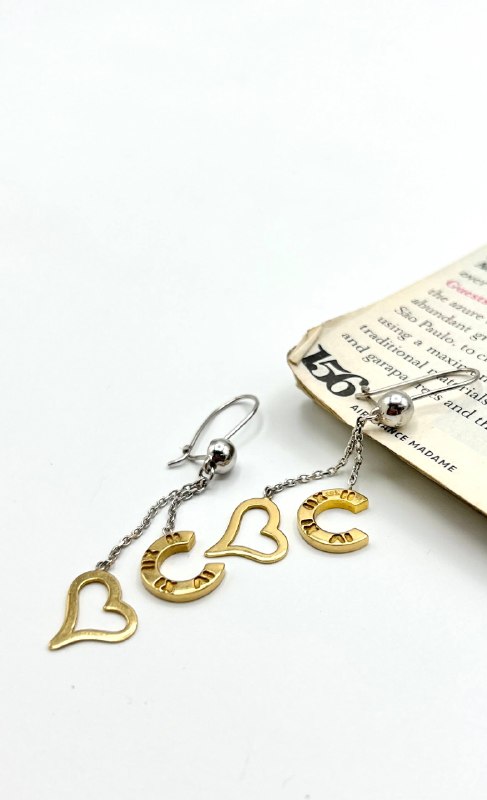 ⭐️جواهری فیروزه(ارمان)⭐️: ⚜️A R M A N T A L A⚜️✨گوشواره قلب✨🔸وزن: ۵/۲۰۰🔺قیمت: ۱۰۴/۶۷۰/۰۰۰❌ اجرت: ۵٪📦ارسال به سراسر کشور با بسته بندی ویژه🛡️همراه ب