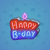 B-Day Candle #172