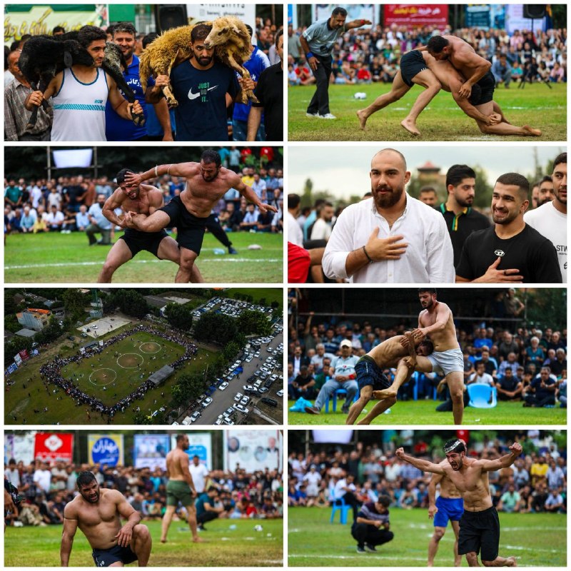💬 بابل نیوز: 🤼‍♂️ پایان یک روز به‌یادماندنی با لوچو در آقامَلکخاک میدان، فریاد تماشاگران و قامت پهلوانان؛امروز رقابت‌های کشتی سنتی لو