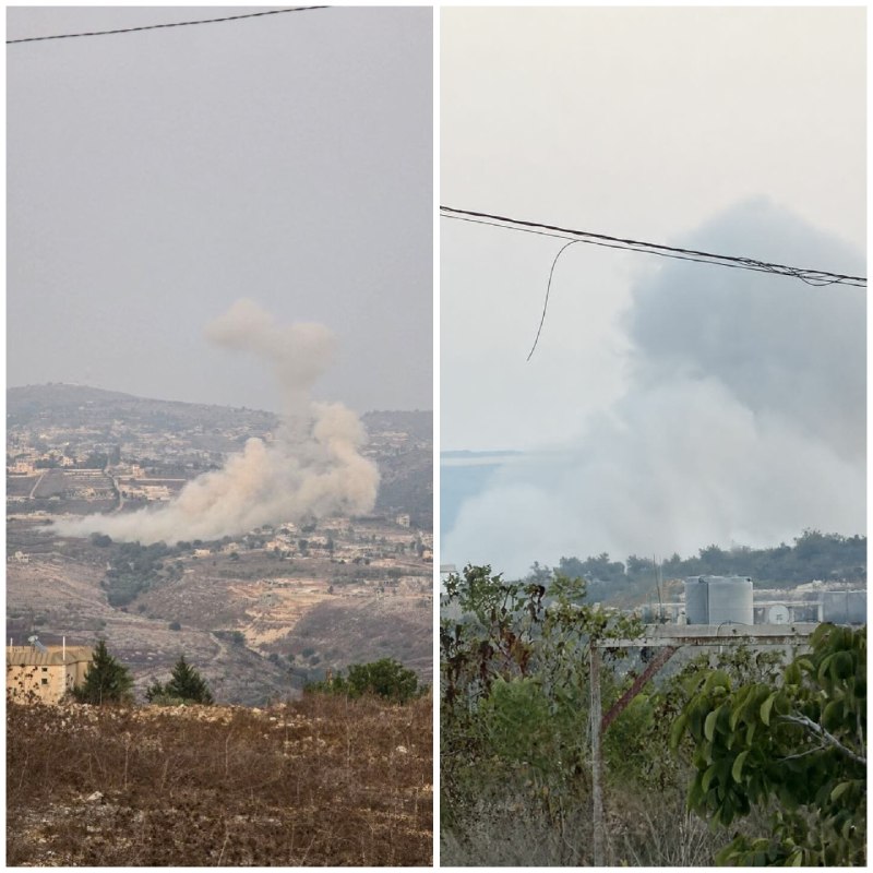 שני פיגועי צבא הכיבוש ביישובים החולה ובית לב, דרום לבנון.
