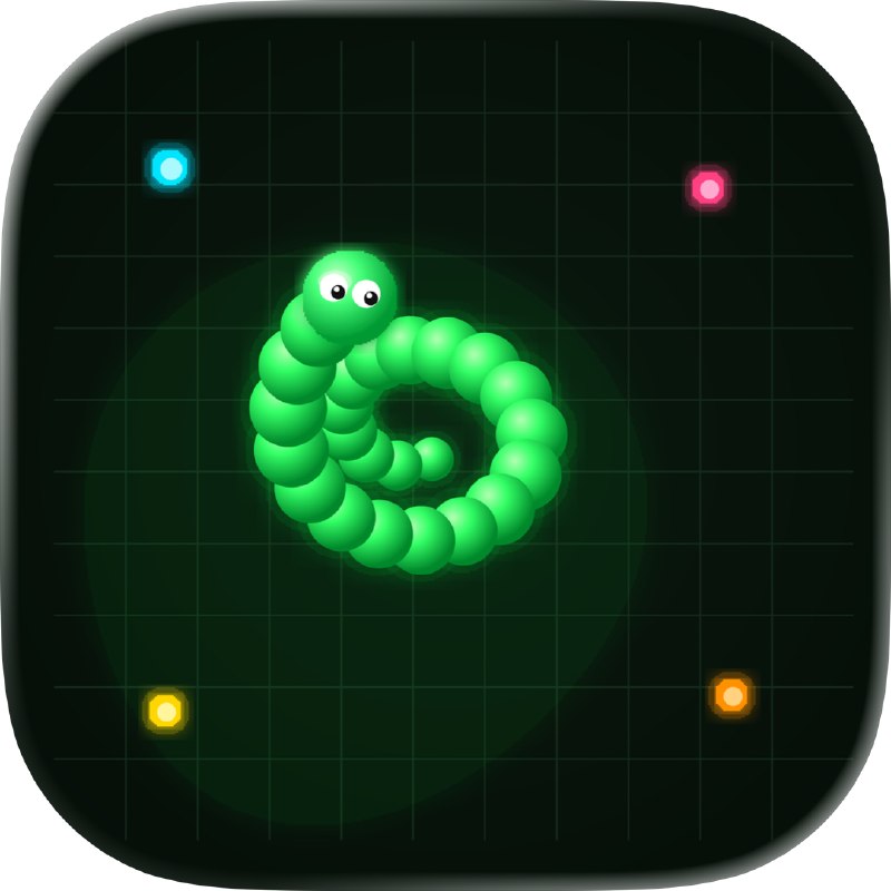 Worm Rush: Neon Snake
