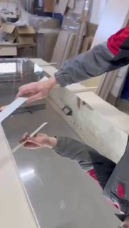 Как приклеить зеркало к мебельному щиту или ЛДСП Дизайн - изображение 1 - приклеить, зеркало, мебельному