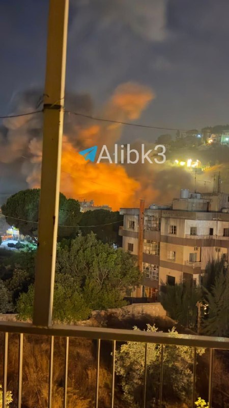 פשיטה ישראלית בנבטי אל-פאוקה, דרומית ללבנון.