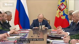 Putin accuses European leaders of "using" Ukrainians as "cannon fodder."