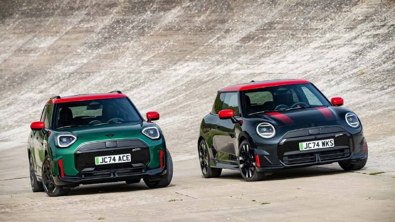 MINI выкатила «заряженные» электрокары в версии JCW. Британцы представили две мо