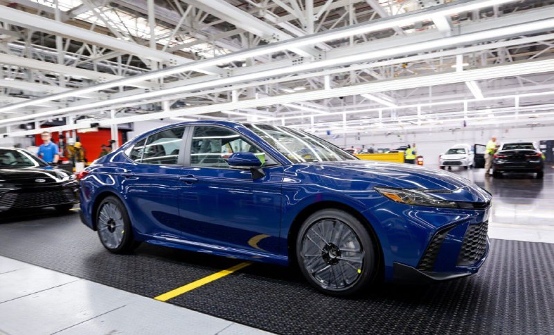 В США началось производство новой Toyota Camry Первая Toyota Camry нового поколе
