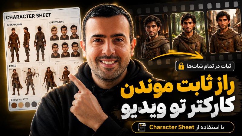 هوش مصنوعی | تولید محتوا | تکنولوژی | آیدین داریان: ▶️ چرا کاراکترهای هوش مصنوعی ثابت نمیمونن؟یکی از بزرگترین مشکلات ساخت تصویر و ویدیو با AI، تغییر چهره و ظاهر کاراکتر د