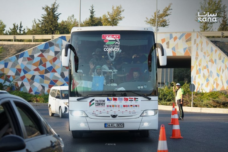 "שיירת הפרא הפלסטינית" הגיעה לעיר גזיאנטפ הטורקית, במסגרת נסיעתה הבינלאומית לשטחים הפלסטיניים, תוך קבלת פני…