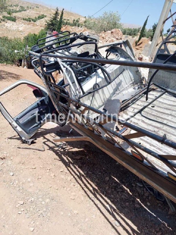 ️🇸🇾🇮🇱 מדיווחים עולה כי תקיפת מזל"ט ישראלית לעבר כלי רכב בעיירה בית ג'ין, דרום סוריה, הרגה אדם אחד ופצעה…