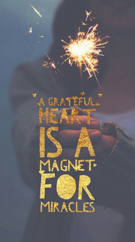 English Quotations: A grateful heart is a magnet for miracles.دل سپاسگزار، آهنربای شگفتی‌هاست.@EngQuotations