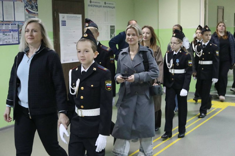 Сегодня на избирательных участках Долгопрудного можно было увидеть не только взрослых.