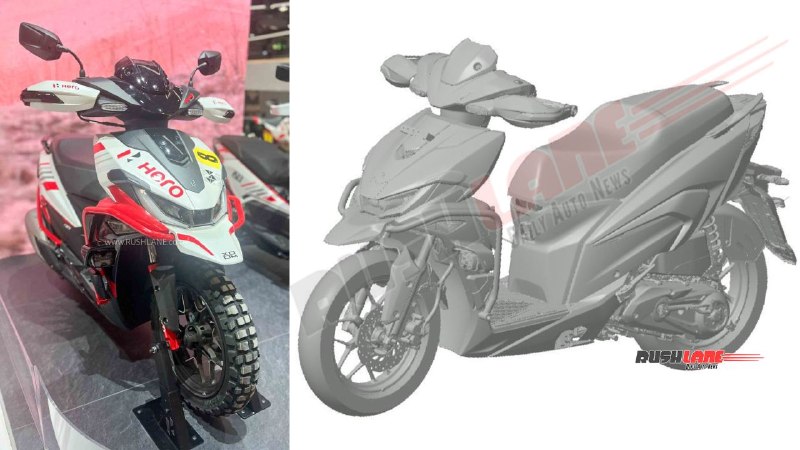 А Indian Hero Motors запатентовала дизайн нового внедорожного скутера Xoom 125 A