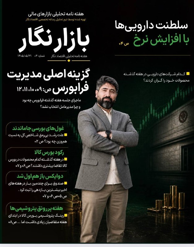 اقتصاد نگار | Eghtesad Negar: 🟢بازارنگار؛ پشت پرده تحولات بازارهای مالی🔷️#اقتصادنگار-روایتی تحلیلی از مهمترین اتفاقات و تحولات بازارهای مالی در هفته