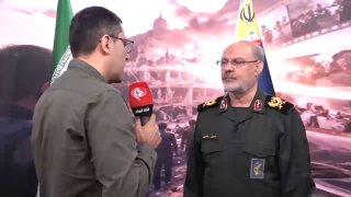 🎥 Explanations from the Revolutionary Guard spokesperson regarding the new Iranian weapon mounted on the American aircraft carrier