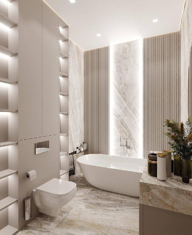 Какую ванную комнату выбрали бы для себя? 1 или 2 - изображение 2 - какую, ванную, комнату