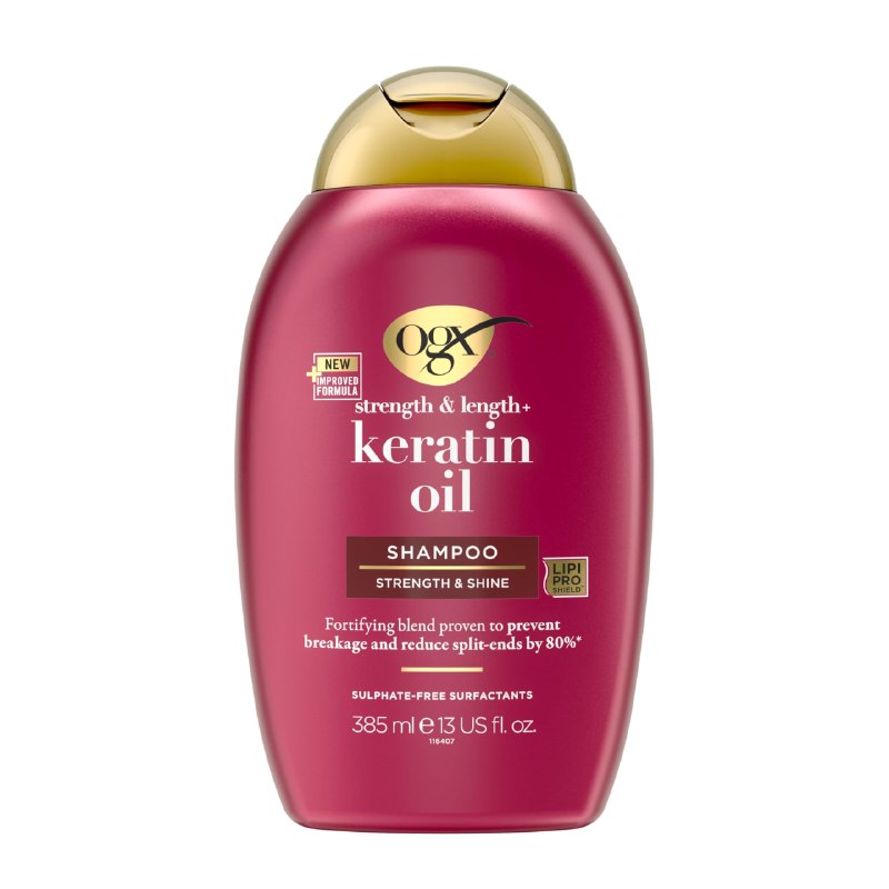 OGX Keratin Oil Kırılma Karşıtı Sülfatsız Şampuan 385 Ml