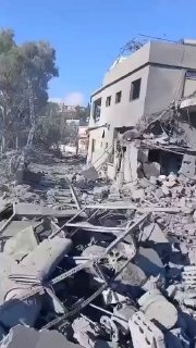 מאתר הפשיטה הישראלית שכיוונה אתמול את נבטי אל-פאוקה