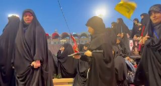 קריאות "הו בן פאטמה" בטקס פרידה לאימאם שנהרג בטהרן