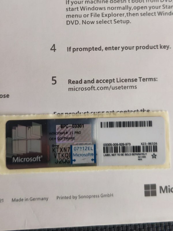 Продам лицензию на Windows 11 pro — фото 1
