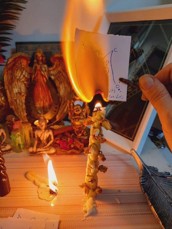 فال روز و آینه بینی و جادوی یهود: شمع تراپی به همراه طلسم سلیمانی