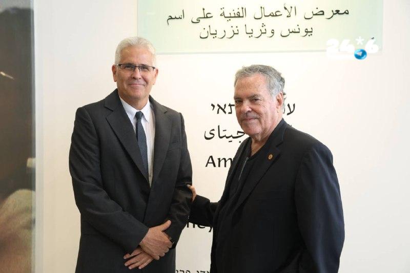 🇮🇱 The University of Haifa awarded the international director Amos Gitai, born in the city, an honorary Doctor of Philosophy degree, in recognition of his contribution to Israeli and world cinema. The ceremony was held in the capacity of the president of the university, Prof. Gur Elroy, and it took place under the direction of the actor Menashe Noy and with the participation of the actresses Yael Abkasis and Karen Mor.
