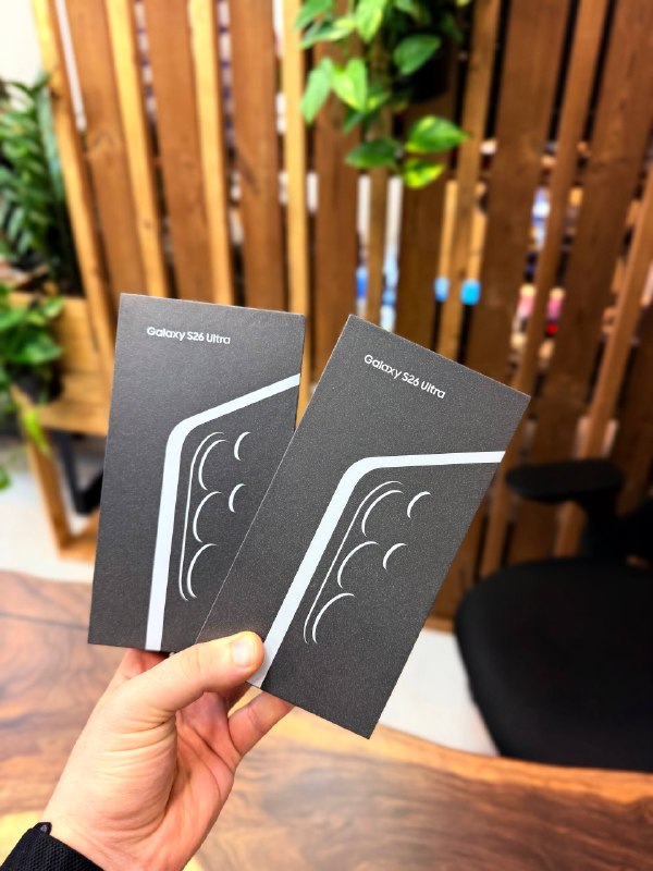  Apple Unique : #آکبندبدون رجیسترS26 Ultra⚫️Black 🟣Violet ⚪️Silver 🔵Sky Blue 256GB168.900.000T🔥512GB219.000.000T🔥1TCallرجیستر هم میشه خو