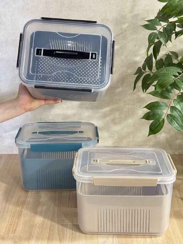 Kangarooshop: ⚡ تاپلاک max پلاس کد ۵۰۸✔️حجم : 7,5 L✔️ابعاد :28*22*18,5 cm✔️دارای قفل محکم با عملکرد مناسب✔️مناسب برای استفاده در یخچال