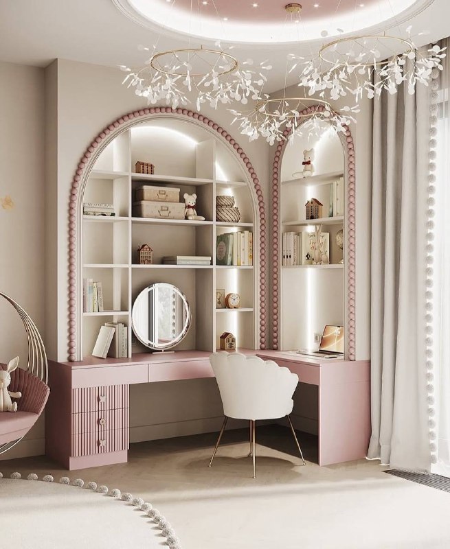 Красивая детская комната для девочки. Как вам дизайн? Нравится? да - , нет - - изображение 8 - красивая, детская, комната