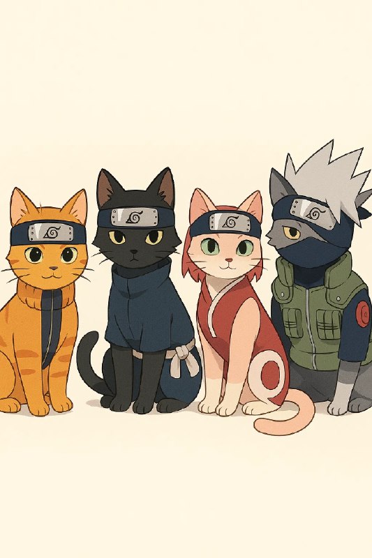 好玩！把动漫主角团变成猫咪或者狗狗#ai创造营##ai画图#提示词：The team in the anime [动漫名称] is depicted as dogs.好玩！把动漫主角团变成猫咪或者狗狗#ai创造营##ai画图#提示词：The team in the anime [动漫名称] is depicted as dogs.