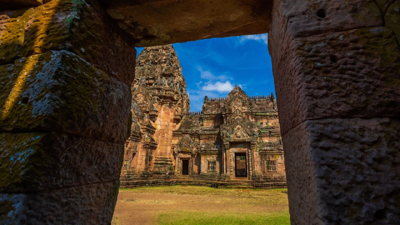 Doorway to the pastPrasat Phanom Rung temple ruins, Buriram province, Thailand (© Banjongseal324/Getty Images)