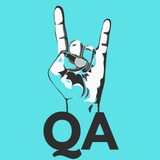 Логотип QARocks. Тестировщик Рулит🐞