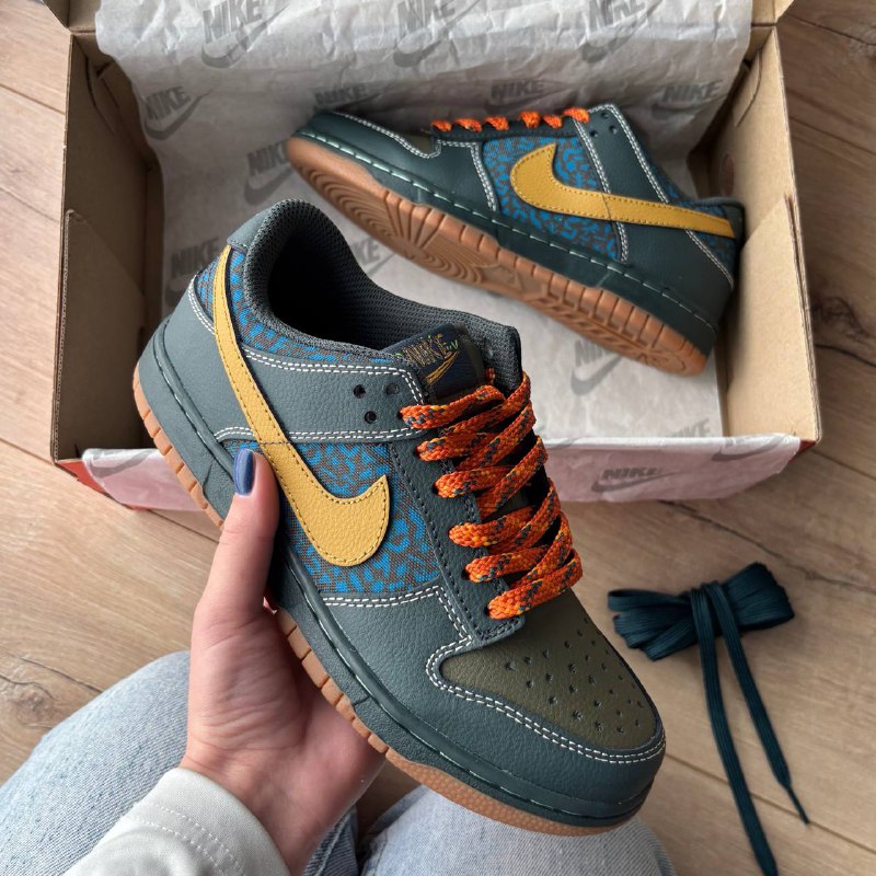 Nike Nike Dunk Low Seaweed Ochre Khaki, фото 3