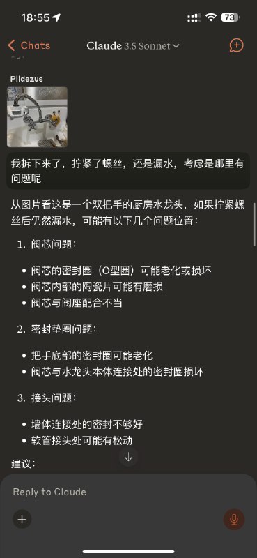 在人工智能的帮助下顺利修好了家里的水龙头漏水问题在人工智能的帮助下顺利修好了家里的水龙头漏水问题