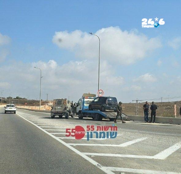 🇮🇱 כוח צה"ל תפס משאית גרר פלסטינית שהעמיסה רכב ישראלי שנתקע בצד הדרך בכביש 60, בין גבעת אסף לעפרה. הזדמנו…