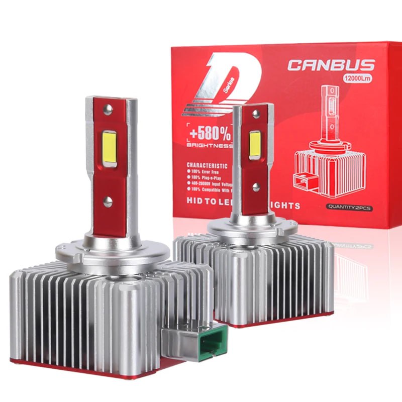 D5S D2S светодиодные лампы для фар, замена оригинального HID D1S D3S D2R D4R D4S D8S Plug and Play 7 6