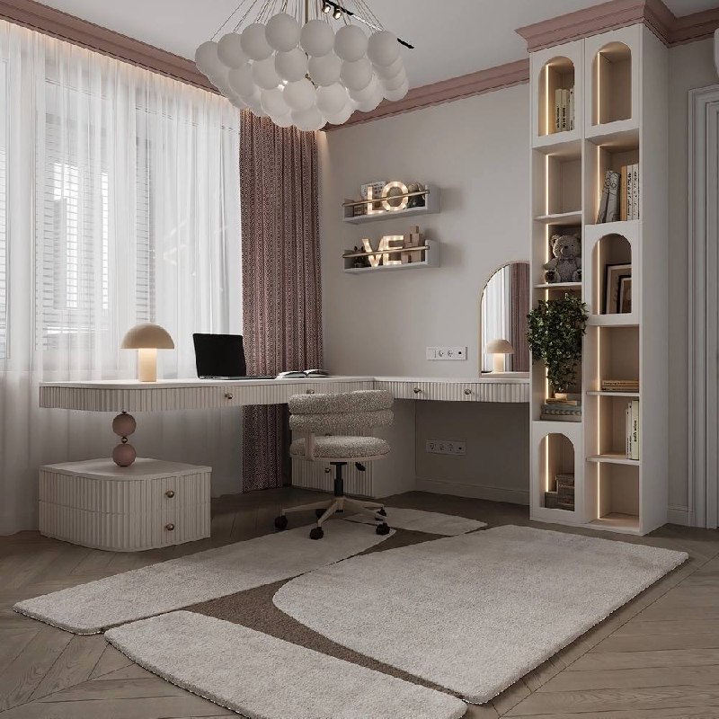 Зефирная детская для девочки в Москве. Вам нравится? Дизайнер Алёна Василевская Портфолио автора смотрите на - изображение 5 - зефирная, детская, девочки