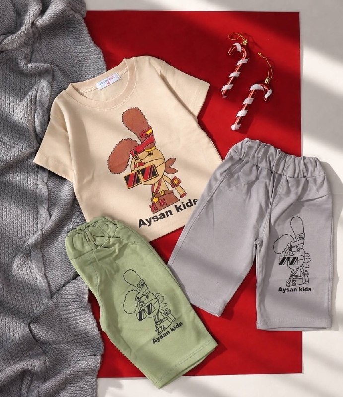پخش بچگانه نی نی ناز👫: 🎗تیشرت شلوارک خرگوش عینکی🎗🧶جنس کار: پنبه✂️سایزبندی : ۳۵.۴۰.۴۵.۵۰ 💸قیمت قدیم: ۳۲۵۰۰۰ تومان❌❌😃قیمت جدید : ۲۹۵۰۰۰ تومان✅✅🎫ب