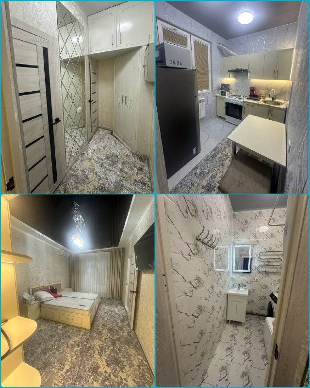 •Аренда:- Чиланзар-6, рядом с метро.- 1 комнатная, 2 этаж, 5 этажный дом, новый ремонт, мебель и техника, интернет, цена: 500$------------------------------------✏️ Telegram 👉 @dom_vsem_uz-----------