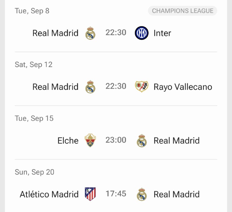 رئال مادرید | Real Madrid: 4 بازی آینده رئال مادرید قبل از شروع فیفا دی @RealMadridFans