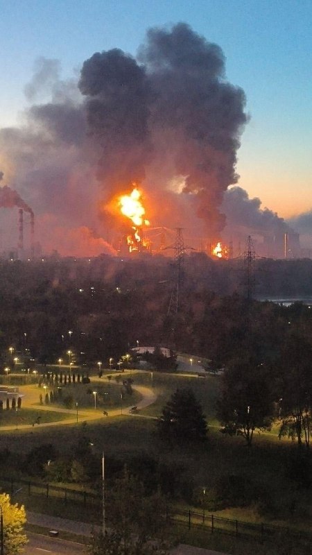 The Modern Warehouse Technologies facility in Sofyino, Moscow region, has completely burned down following the overnight attack.