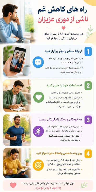 اخبار مازندران: ♦️راهکارهای کاهش غم ناشی از دوری عزیزان#روانشناسی@akhbarmazandaran