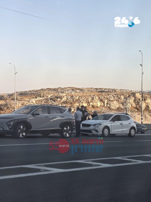 🇮🇱 כביש 60: בעקבות תאונת דרכים בצומת מעבר מכמש, מורגש עומס קל לכיוון צפון.