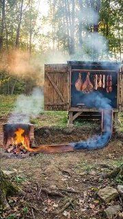 Traditional underground cold smoking systemDid you know? 🎓