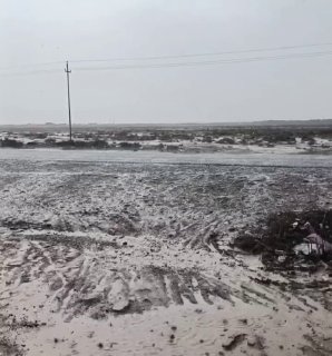 גשמים עזים ברובע באדרה ואסיט וחשש לשיטפונות בגבול ביו.קישור/alghadeertv