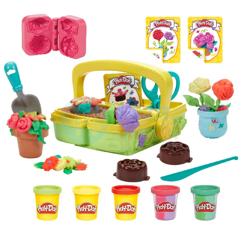 Play-Doh Blooming Flower Garden Oyun Seti | Doğa Temalı Rol Yapma ve Yaratıcı Oyun | 3 Yaş ve Üzeri Çocuklar İçin Sanat ve El İşi Seti